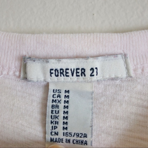 Size M, Forever 21, Unicorn Embroidered Tee - Picture 2 of 3